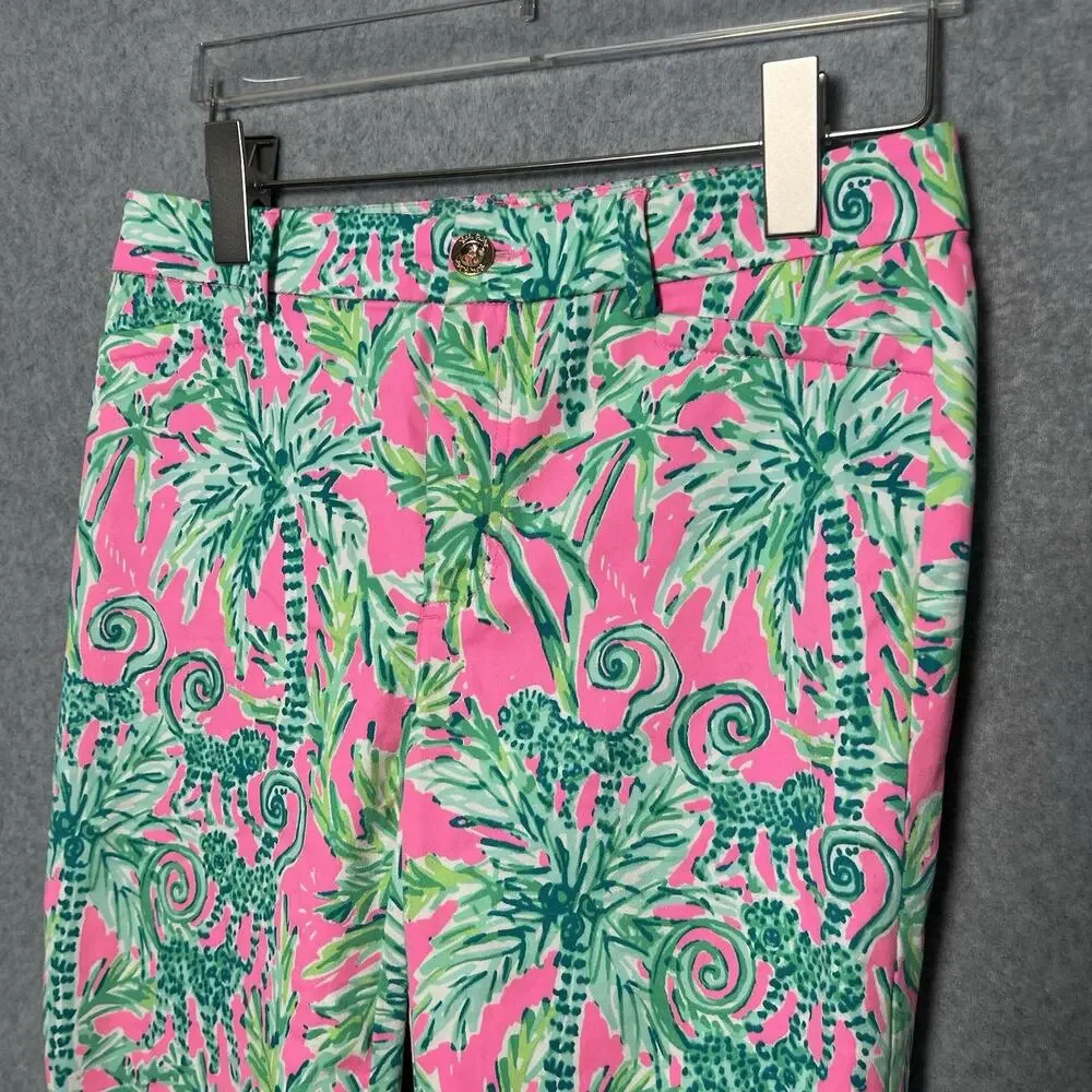 Lilly Pulitzer Kelly High Rise Skinny Ankle Pants, Sz 2 - Picture 3 of 6